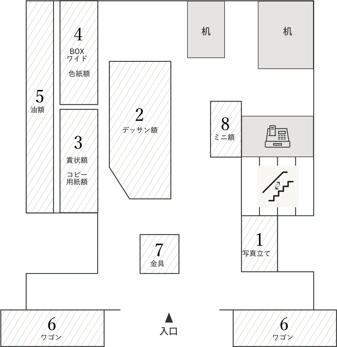 1階フロアマップ